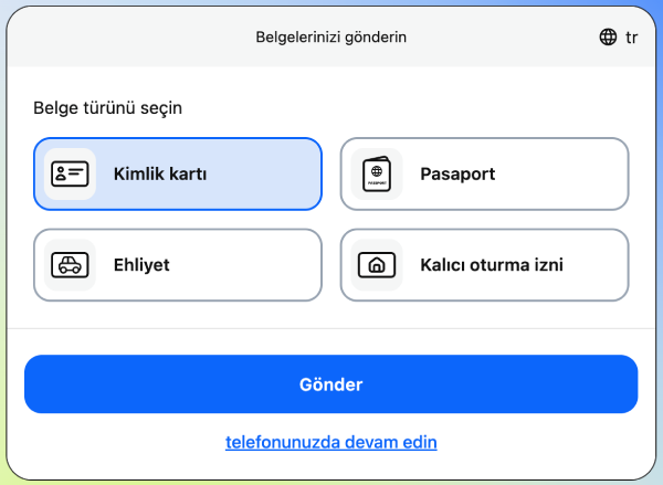 1King Withdrawal document submission screen example